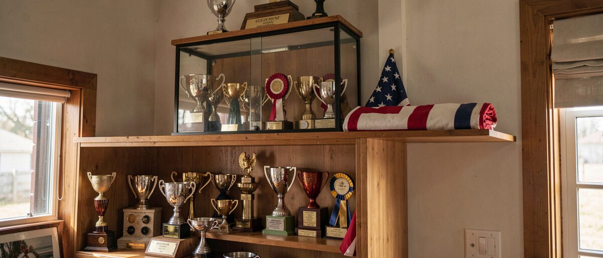 The site beside the subject: The brags page of a breed club, read as what it was: an informal ledger of pride where members posted wins, firsts, and the dogs the catalogs never saw.